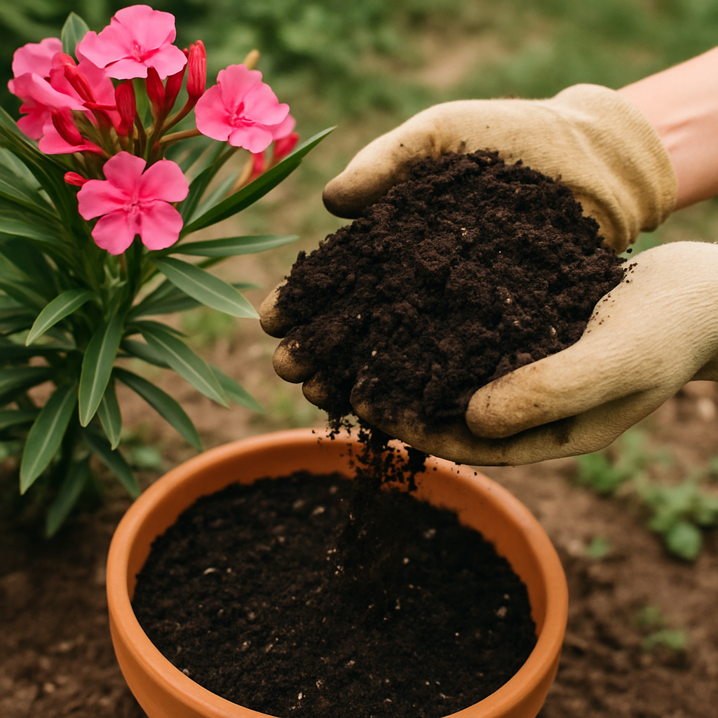 Engrais, terreau, protection : les meilleurs produits pour chouchouter vos lauriers roses